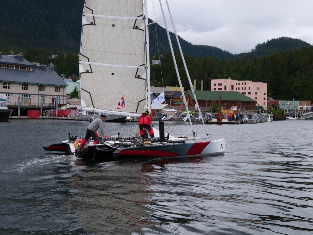race to alaska, r2ak, Ketchikan, team phocoena, zach carver